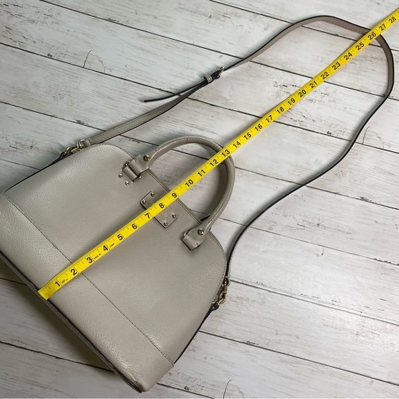 Kate Spade Bowling Satchel in Cream - Picture 5 of 11